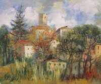 Quadro di
 Emanuele Cappello - Paesaggio Óleos tela