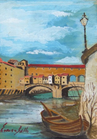 Enrico Gallo - Firenze - Scorcio di Ponte Vecchio