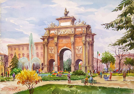 Giovanni Ospitali - Firenze - Piazza della Libert