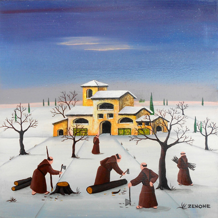  Zenone (Emilio Giunchi) - Inverno al convento