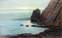Quadro di
  Cataldi - Paesaggio di mare leos tabla