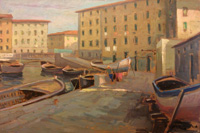Quadro di
 Nello Giovannelli - Livorno huile tableau