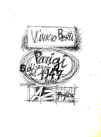 Vinicio Berti - Parigi - Disegni del 1947 (89/90)
