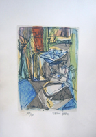 Quadro di
 Vinicio Berti - Paris (89/90) litografía papel