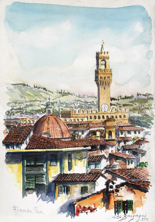 Elio Bargagni - Panorama di Firenze