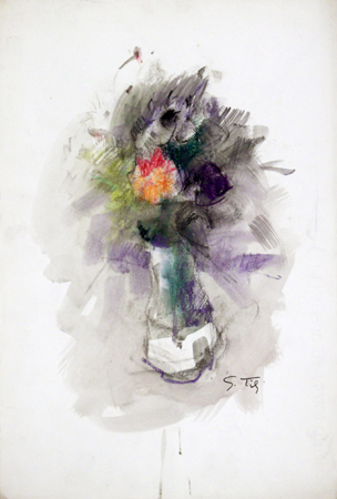 Gino Tili - Vasino con fiori