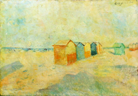 Quadro di
 Eduardo Gordigiani - Spiaggia leos tela
