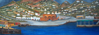 Quadro di
 Emilio Malenotti - Capri huile tableau