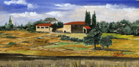 Quadro di
 Enrico Gallo - Terre di Siena acrylique tableau