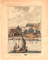 Quadro di
  Antiquariato - Paesaggio costiero lithographie papier