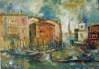 Quadro di
 Emanuele Cappello - Venezia Óleos tela