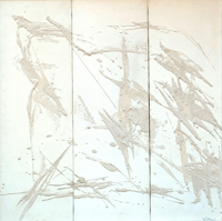Quadro di
 Giuseppe Ciccia - Golgota mixta tela
