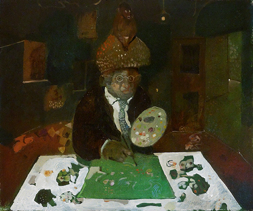 Antonio Possenti - Nello studio del pittore