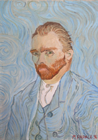Mauro Papale - Copia autoritratto di Vincent van Gogh