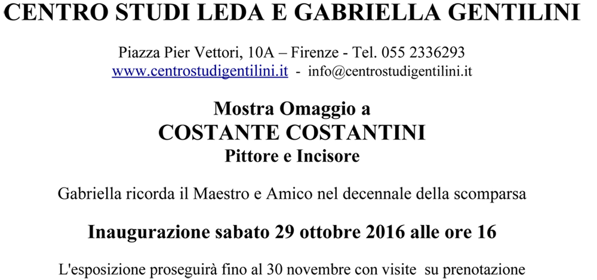 Invito Mostra Costantini