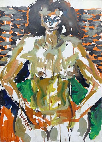 Quadro di Silvio Loffredo Nudo  - Pittori contemporanei galleria Firenze Art