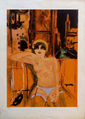Quadro di Renato Borsato Nudo - Pittori contemporanei galleria Firenze Art
