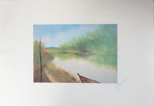 Art work by Giacinto Orfanello Barca  - lithography paper 
