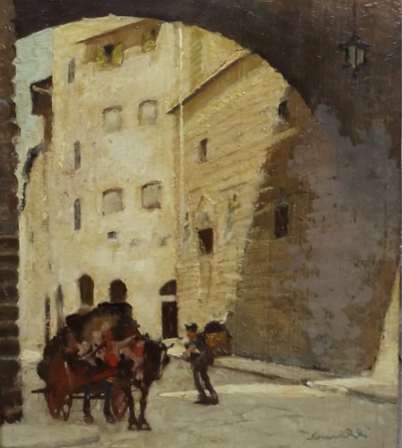 Quadro di Guido Somelli Volta de' Peruzzi - Pittori contemporanei galleria Firenze Art