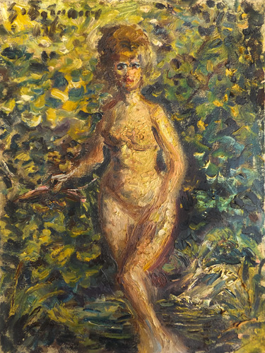 Quadro di Guido Borgianni Nudo di Clara - olio tela 