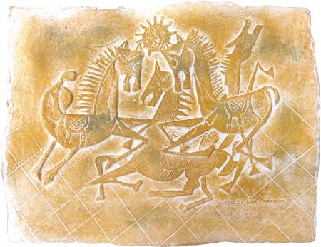 Quadro di Paolo da San Lorenzo Senza titolo - mista carta ad alta grammatura 