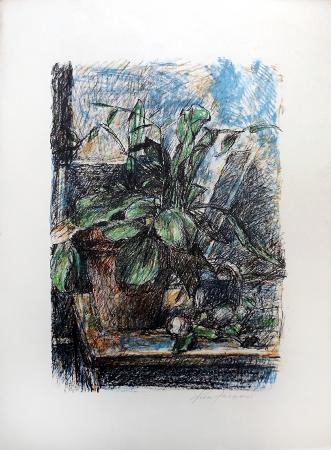Quadro di Enzo Faraoni Vaso con fiori - litografia carta 