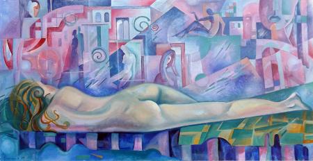 Quadro di Irina Kuznetsova Un sogno  - olio tela 