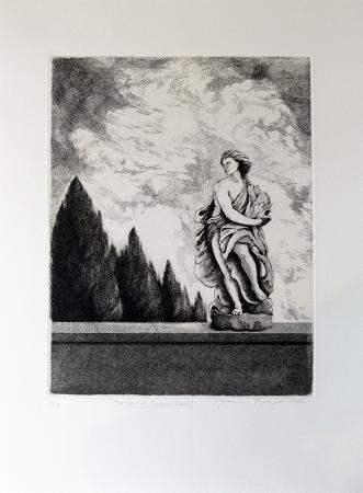 Quadro di Anna Mercati Meditazione crepuscolare  - Pittori contemporanei galleria Firenze Art