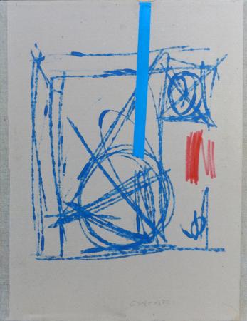 Quadro di Giuseppe Chiari Blu - Pittori contemporanei galleria Firenze Art
