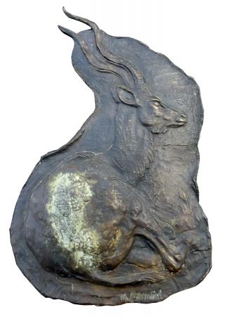 Quadro di Marcello Bandini Capra - scultura bronzo 