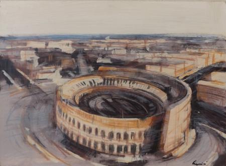 Quadro di Claudio Cionini Colosseo - Pittori contemporanei galleria Firenze Art