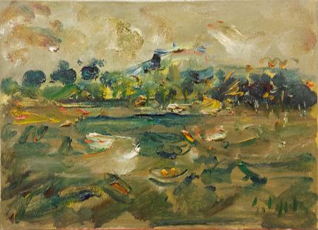 Art work by Emanuele Cappello Paesaggio - oil canvas 