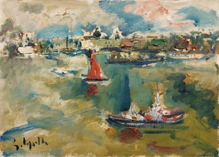 Art work by Emanuele Cappello Venezia - oil canvas 