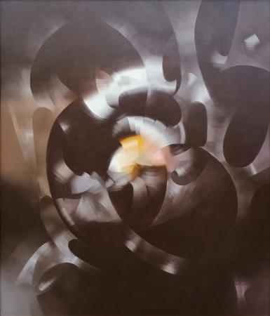 Quadro di Piero Arrighini Frammenti - olio tela 