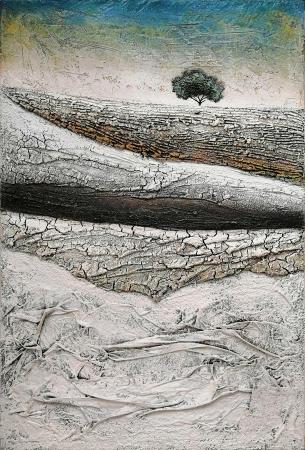 Quadro di Mario Paschetta Landscape - mista tela 