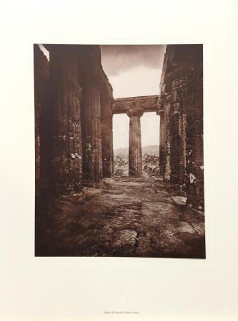 Quadro di Foto Fratelli Alinari Tempio della Concordia, portico orientale - stampa carta 