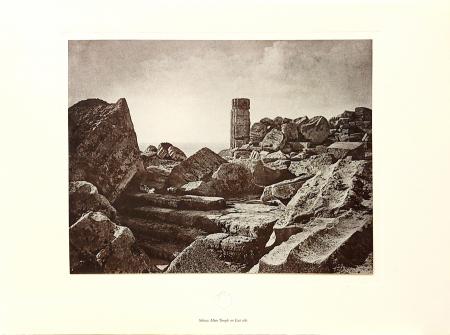 Quadro di Foto Fratelli Alinari Selinunte, Tempio principale sul lato orientale - stampa carta 