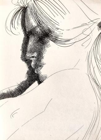 Quadro di Emilio Greco Clio - le nove muse - stampa carta 