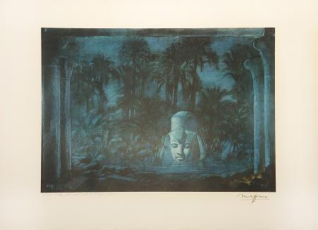 Art work by Franco Zeffirelli CF/103 Aida National Teatre Tokyo - lithography paper 