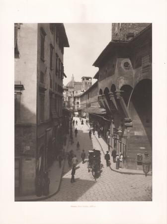 Quadro di Foto Fratelli Alinari Ponte Vecchio, Firenze - stampa carta 