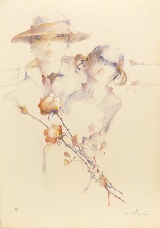 Art work by Mario  Pitocco  Senza titolo - serigraphy paper 