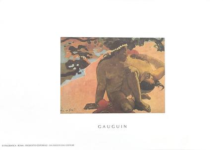 Quadro di Paul  Gauguin  Aha oe feii? - stampa carta 