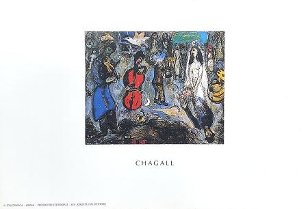 Art work by Marc Chagall  Senza titolo - print paper 