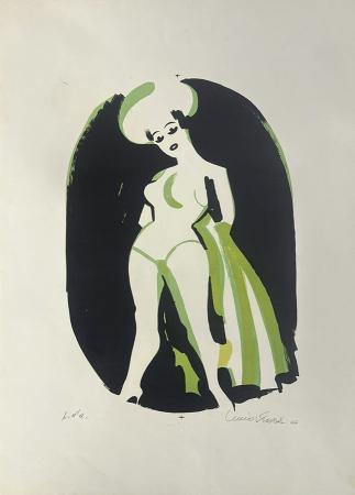 Art work by Lucio Venna  Figura - lithography paper 