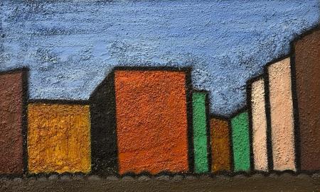 Quadro di Paolo Sfogli Case - olio tavola 