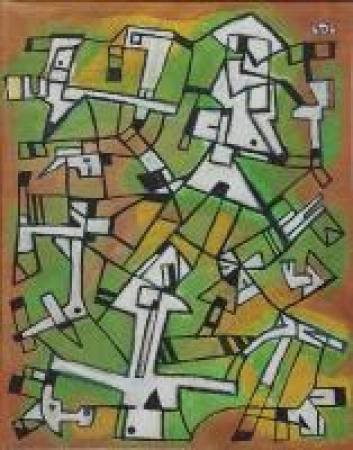Art work by David Lehel Forme intrecciate - watercolor paper 