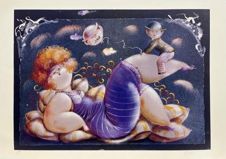 Quadro di nicola vietti Figura - Pittori contemporanei galleria Firenze Art