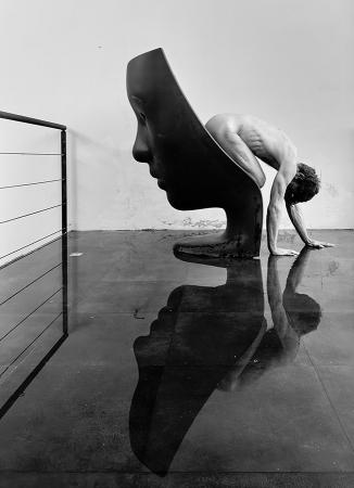 Art work by Davide Barzaghi  Rebirth  - photograph paper 