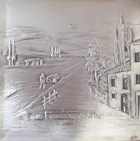 Art work by  Anonimo paesaggio - print silver 