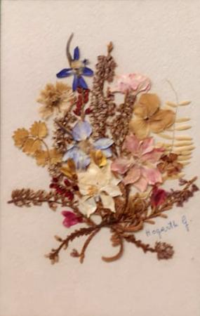 Art work by G. Hogarth  Fiori  - assembly paper 